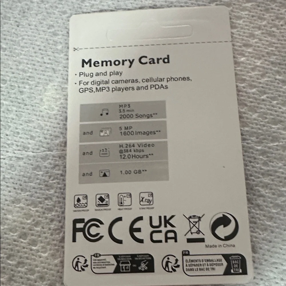 Sony microSD Card with Adapter — Black Card and Red Packaging